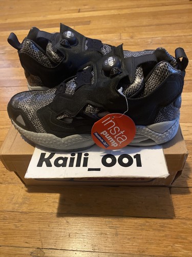 Pre-owned Reebok Pump Fury Black Snakeskin Japan Pump Alife Limited Asia Uk B
