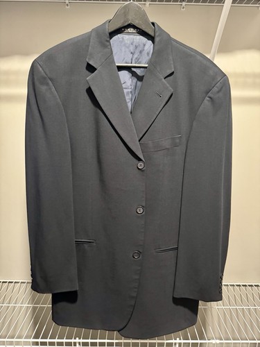 Hugo Boss Black Solid Mens Suit Coat Size 40R Style 23018165