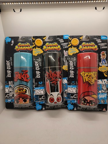 Lot of 3~SUBWAY SURFERS Game Sub Surf Spray Crew FRANK JAKE TRICKY~4