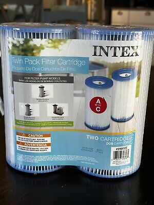 Twin Pack (2) Type A/C Intex Pool Filter Cartridges - Buy Multiple SAVE! ☀