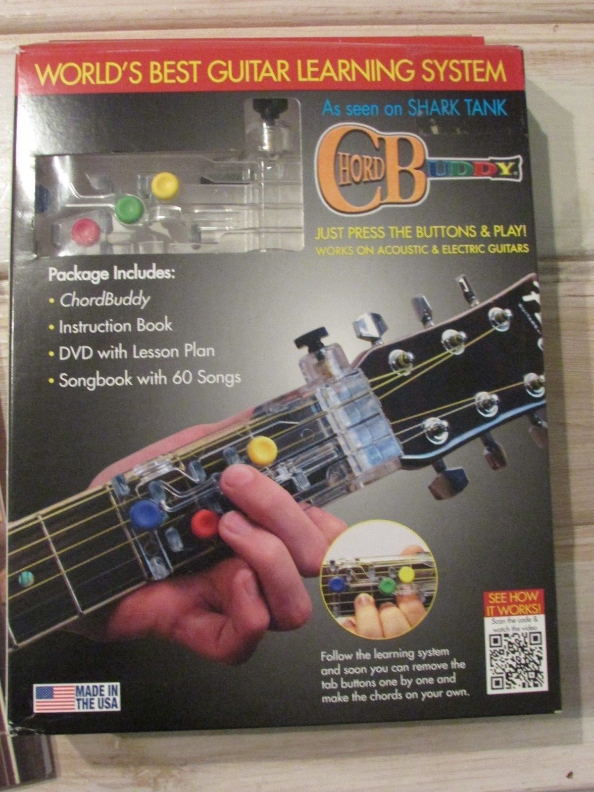 Chord Buddy Guitar Learning System plus Worship Song book