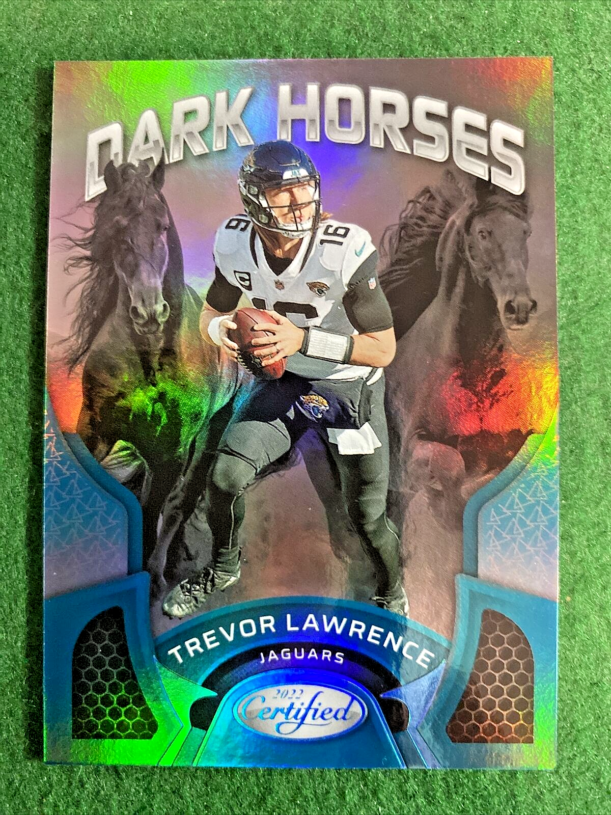 2022 Certified Dark Horses Teal Variation SSP #'ed 36/50 Trevor
