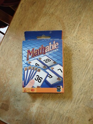 Mathable Quattro Card Game Wooky Entertainment Factory Sealed