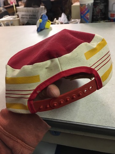 Vintage Stroh’s Beer Hat Retro Design Stripes Stroh’s Crest And Logo