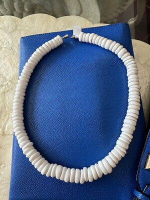 Vintage Authentic Huge Hawaiian Puka Shell Necklace, Owned 40yrs Unused,18  L