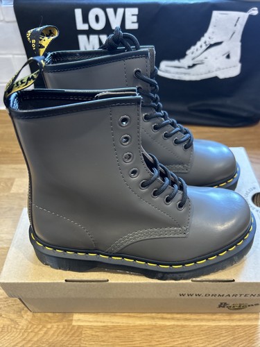 靴 Dr.Martens 1461BEX KHAKI GREY UK5 1461 Bex Smooth Leather Oxford Shoes in Khaki Grey | Dr. Martens