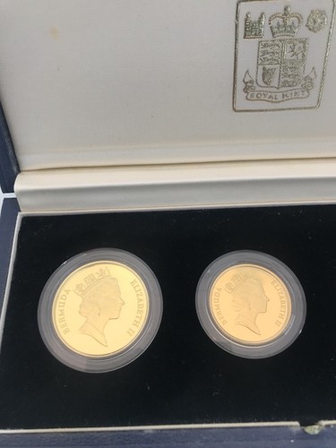 Bermuda 1990 Bermuda Elizabeth II Sommer Islands $100 $50 $25 $10 Gold Coin Set