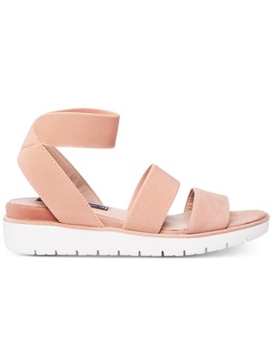 

STEVE MADDEN Женские бежевые сандалии без шнуровки на танкетке 1/2 дюйма на платформе Gambel, Бежевый, GAMB01D1