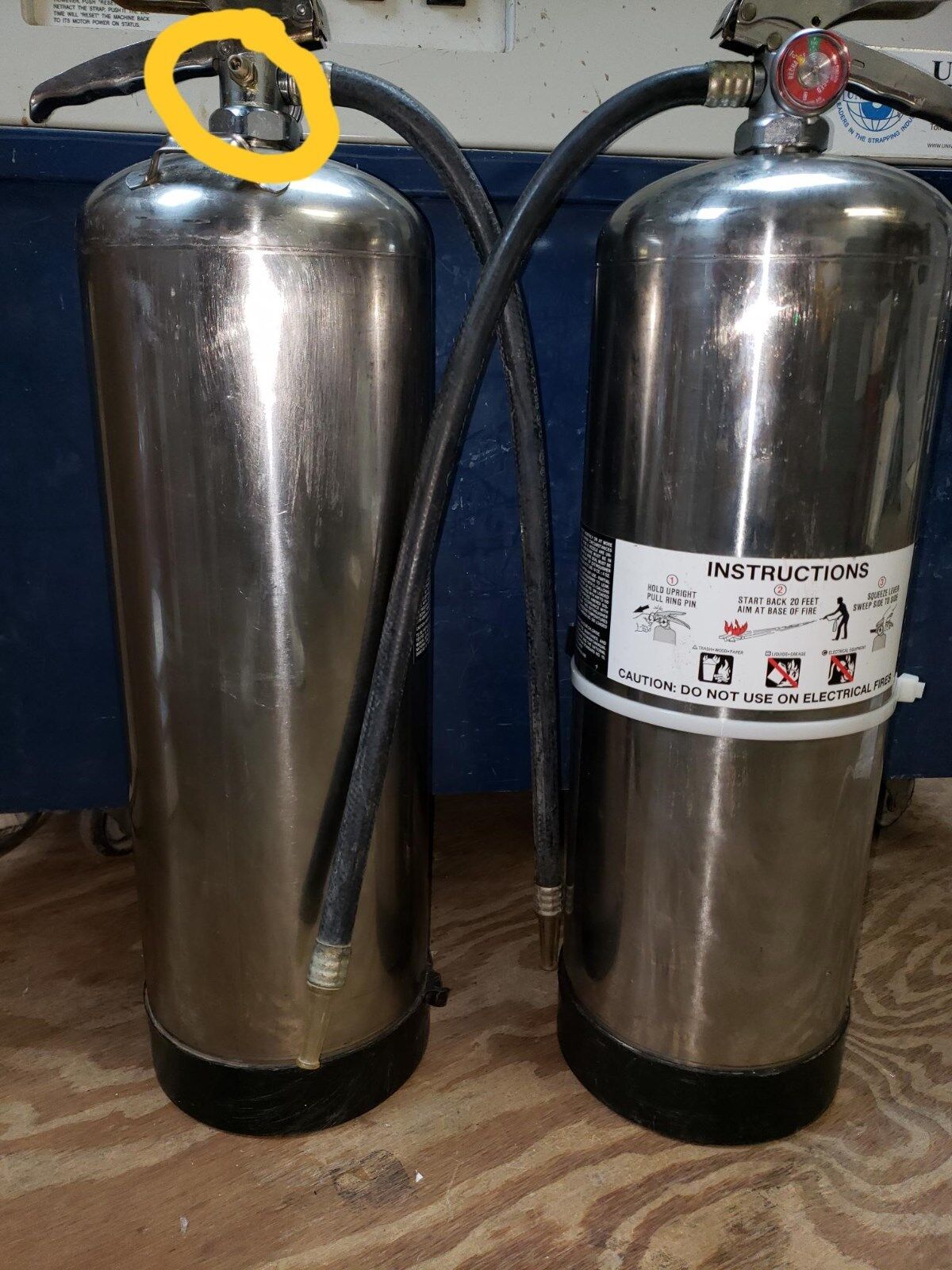 Water Fire Extinguisher, 2.5 gal, **w/HYDRO TEST*** WOW!!! L