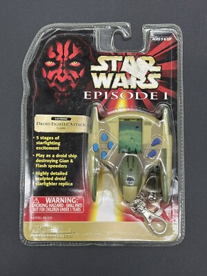 Vintage Star Wars Droid Fighter Attack LCD Game 1999 Tiger Electronics NIB