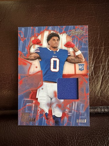 Keon Coleman 2024 Panini Absolute Rookie Force Patch RF-KCN