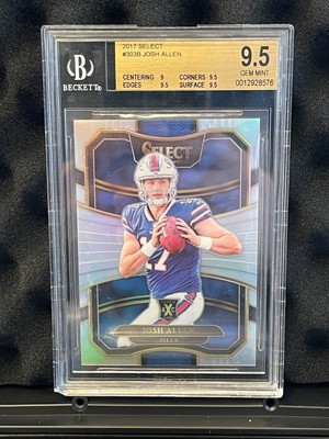2017 Select Josh Allen XRC BGS 9.5 Gem Mint
