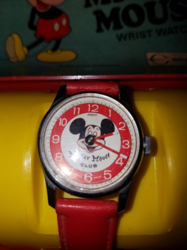 Vintage Bradley Mickey Mouseketeers Watch & Limited Edition Club Scrapbook