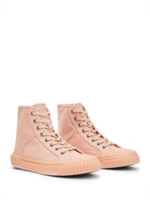 ALLSAINTS Женские розовые кроссовки на платформе с круглым носком и подкладкой Dana 8