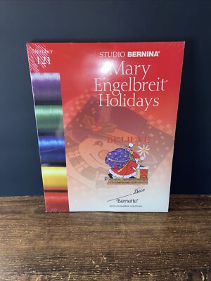 Studio Bernina - Mary Engelbreit Holidays Christmas Embroidery Card No. 121