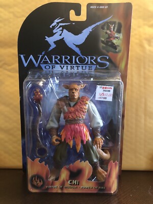 1997 Warriors Of Virtue Chi Power Of Fire 6  Action Figure Play  Em Sealed NOS