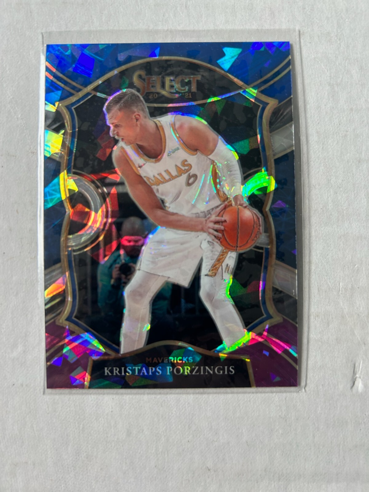 2021 Panini Select Concourse Blue & Purple Cracked Ice Prizm