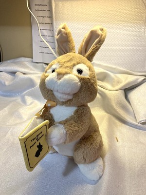Peter Rabbit Story Telling Tan Bunny Plush by Sound and Light Animatronics WORKS