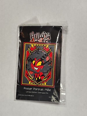 Helluva Boss Oversized Portrait Pin YOU PICK Moxxie, Millie, Ozzie