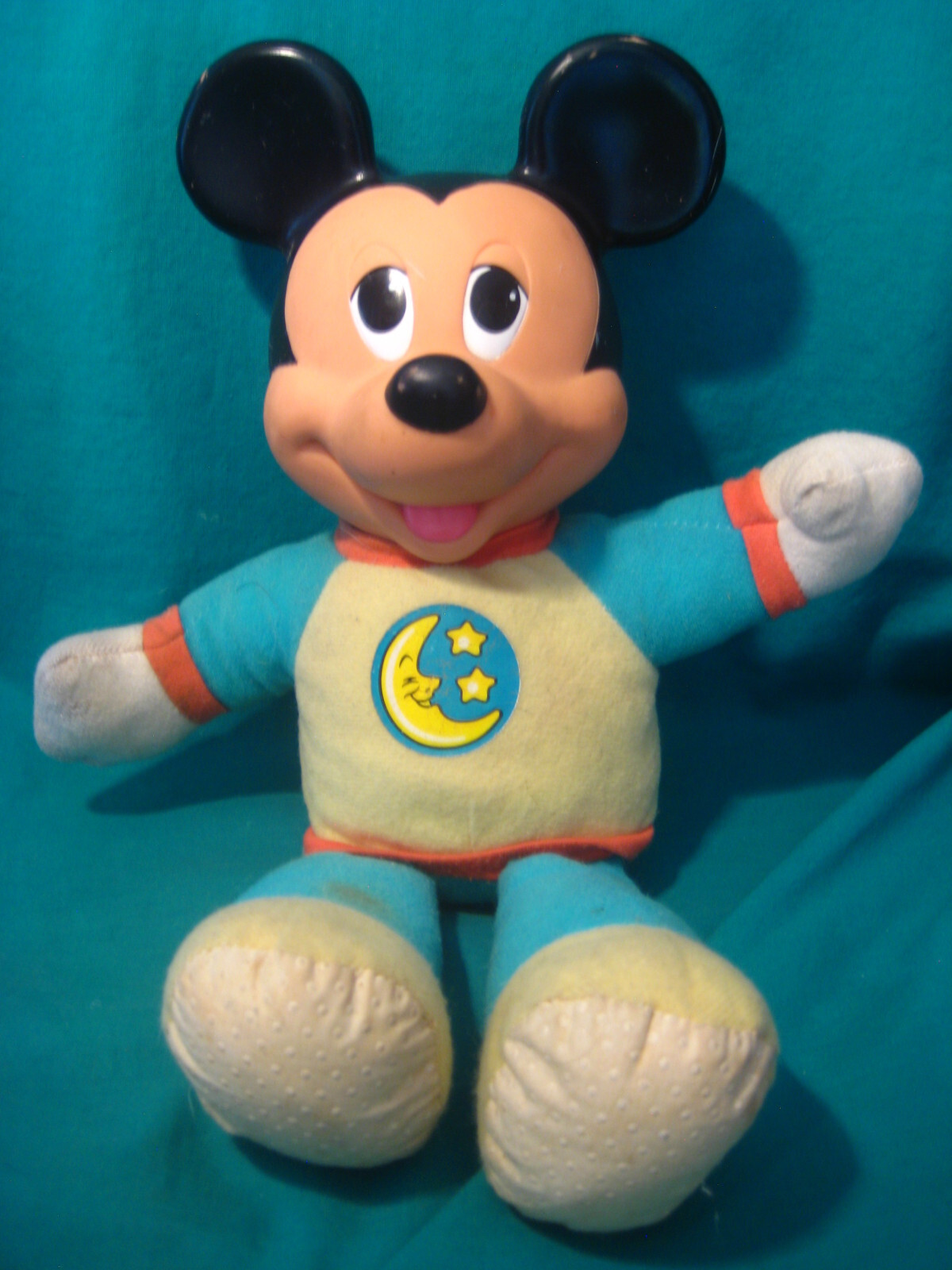 ぬいぐるみ Old Mickey mouth music box doll Vintage Mickey Mouse Plush Doll with Music Box Vintage
