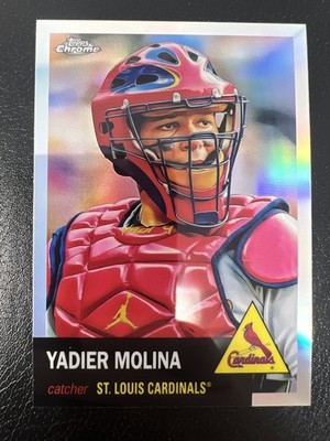 2022 Topps Chrome Platinum Anniversary #353 Yadier Molina Refractor