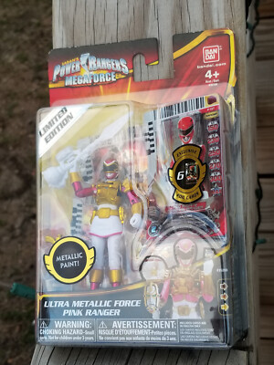 POWER RANGERS Megaforce ULTRA PINK Figure Super Sentai GOSEIGER Gosei BANDAI USA