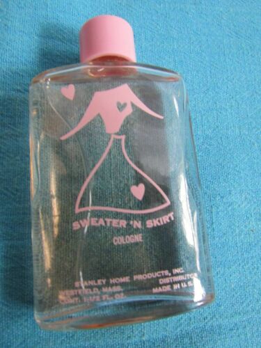 Vtg Stanley Products Sweater 'N Skirt Perfume Cologne Prop Set...