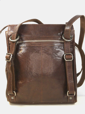 Beautiful Spikes and Sparrow convertible leather backpack to bag