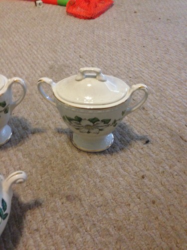 Homer Laughlin Eggshell Nautillus Soup Tureens Sugar BowlsCreamers  Gravy Bowl