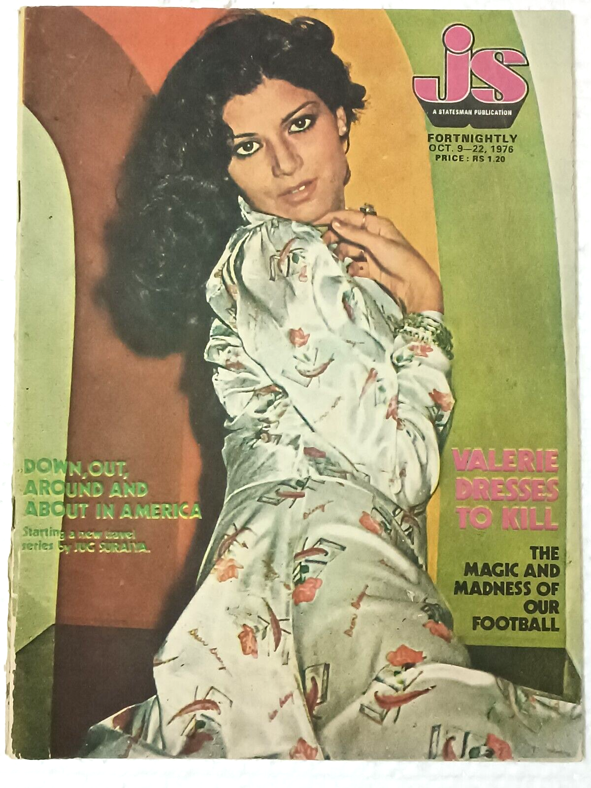 配送員設置 MAGAZINE JS RARE INDIA WEEKLY PAUL REKHA, ASK 1976 OCT ミュージック