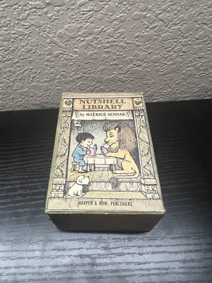 Nutshell Library by Maurice Sendak Vintage 1962 Complete w/ Dust Jackets EUC