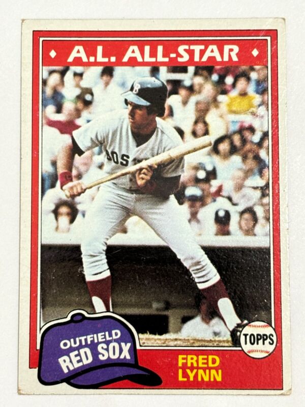 1981 Topps #720 Fred Lynn Boston Red Sox