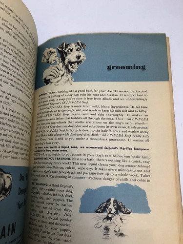 SERGEANT'S DOG BOOK 1950 GUIDE BOOK