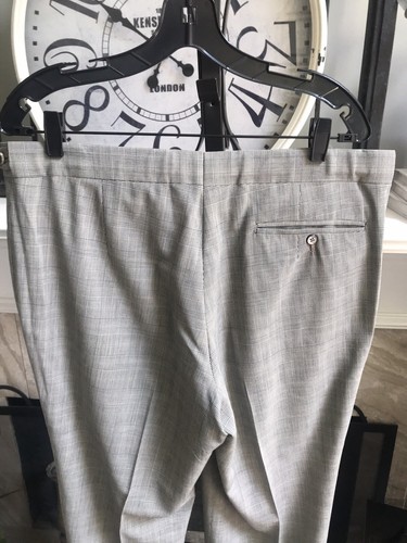 $5K TIMOTHY EVEREST BESPOKE Savile Row double breasted plaid suit flat front 42L