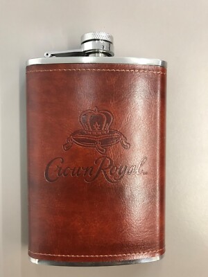 Crown Royal Whisky Limited Edition Signature Leather Flask Brand New