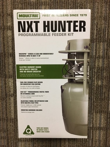 NEW Moultrie NXT HUNTER PROGRAMMABLE FEEDER KIT MODEL #13265