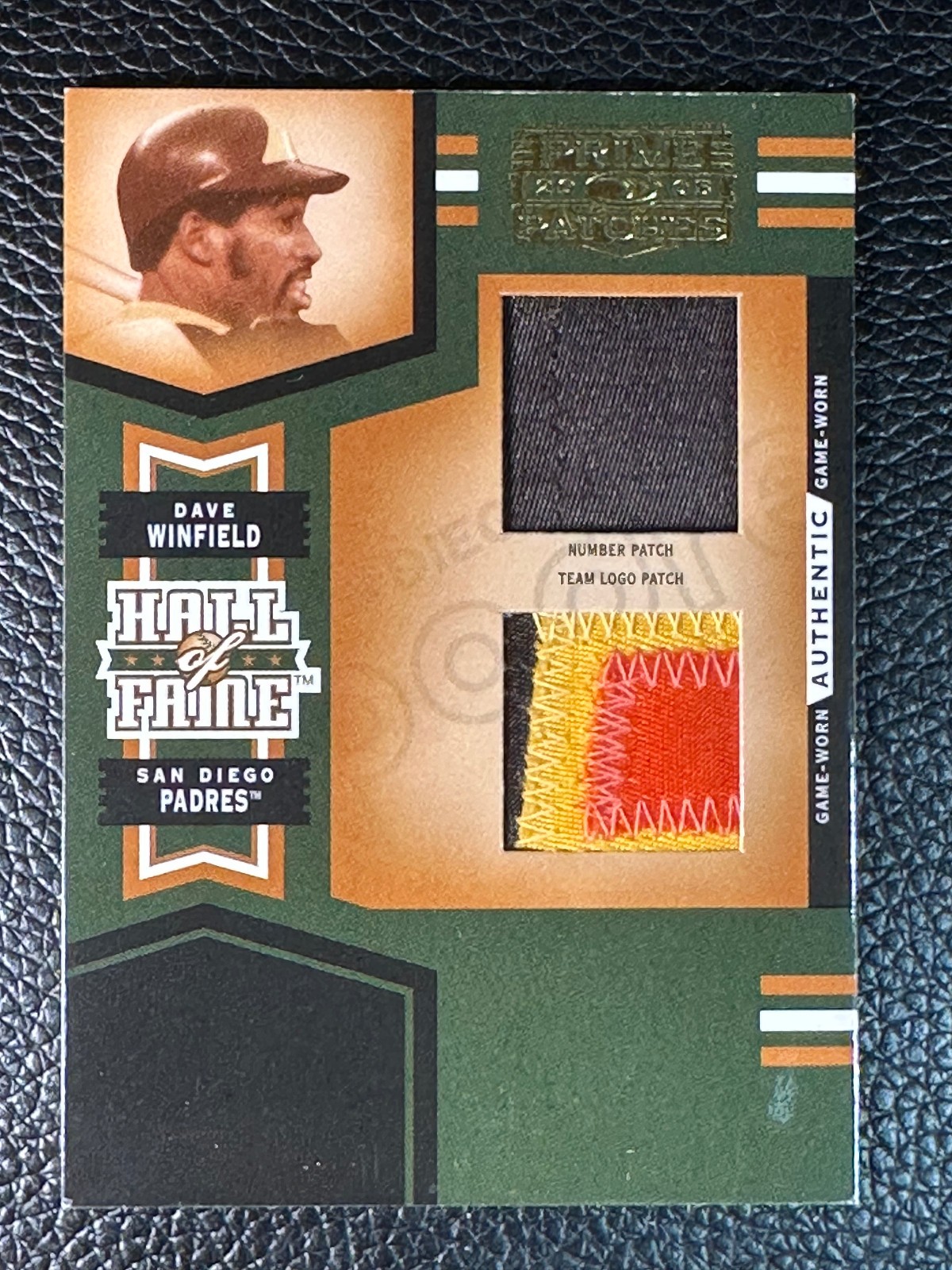 2005 Donruss Prime Patches Hall of Fame Dave Winfield 14/15 Game Worn Patch