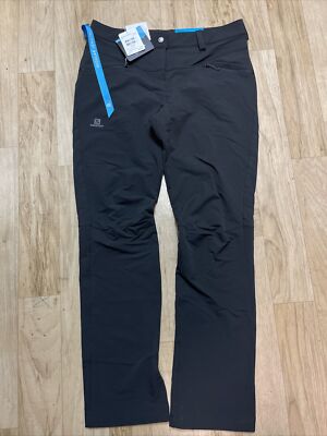 Salomon Women's Wayfarer Straight Warm Pants Black Size 10/R