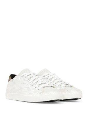

P448 Женские Белые Резные Кожаные Спортивные Кроссовки Johnny Round Toe Platform, Белый, F21JOHNNY-W277