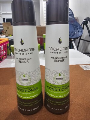 2 Macadamia Natural Oil Professional Weightless Repair Conditioner (Baby Fine To
