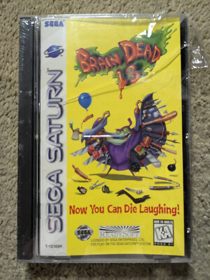 NEW Factory Sealed  BrainDead 13 game for the Sega Saturn system (1996) Rare