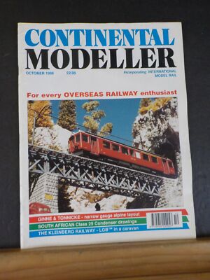 Continental Modeller 1998 October Vol 20 #10 South African Class 25 condenser dr