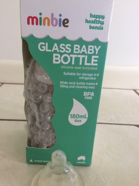 minbie glass bottle