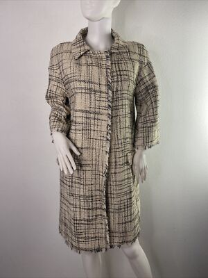 TWIN SET SIMONA BARBIERI Italy  Long jacket Cardigan & Shorts size S.