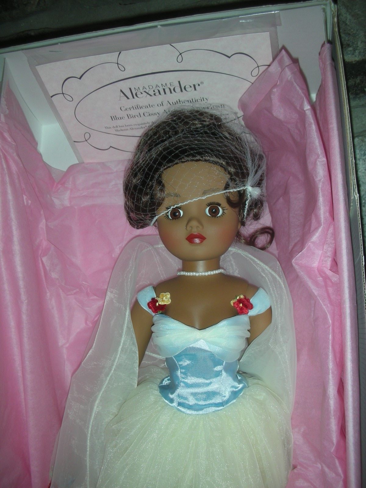Rare Madame Alexander Cissy Blue Bird Doll African American LE 33166 20