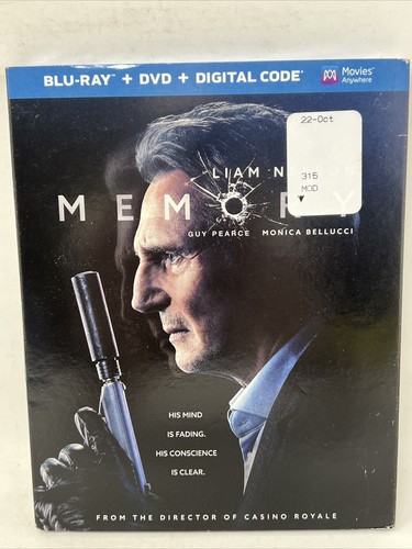 Memory (Blu-ray + DVD Digital 2022) Liam Neeson , Guy Pearce