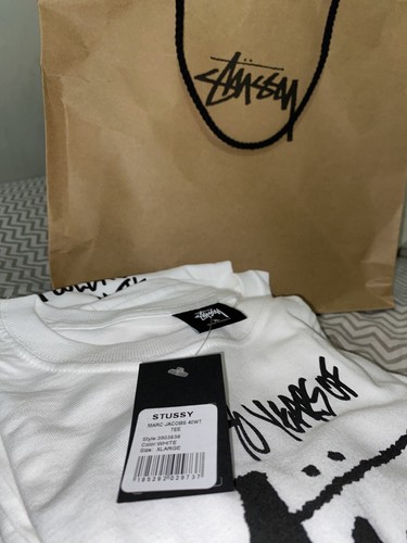 Stussy x Marc Jacobs 40th Anniversary World Tour Tee - Size XL