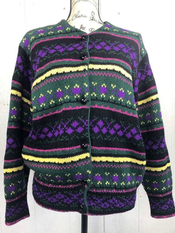 benetton wool cardigan