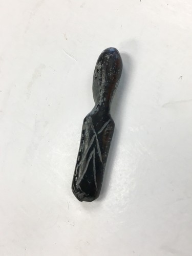 Rare Eskimo Artifact Okvik Period Doll Figure With Engraved Art Circa 100 AD