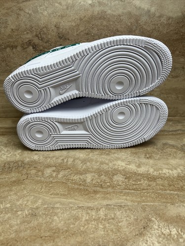 Pre-owned Nike Air Force 1 ‘07 Essential Green Paisley Women's In White